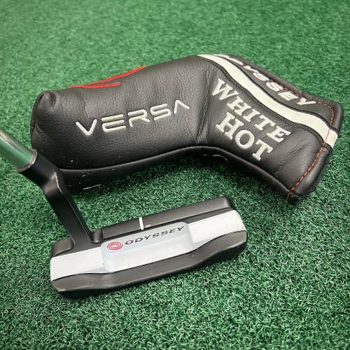Odyssey White Hot Versa One Blade Putter Men's Right Hand Steel Shaft 34" w/HC