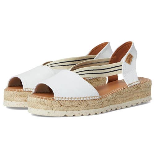 Toni Pons Estel-SW Sandals Women's US 9 White Espadrille Wedge Platform RHS7305