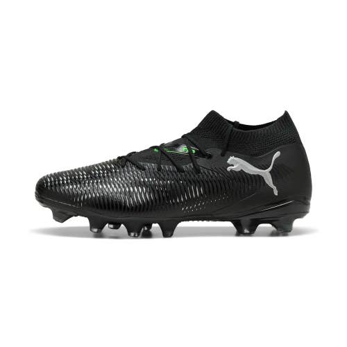 Puma Future 8 Match 108140-02 Mens 7.5 Black Silver FG/AG Football Cleats TF9825