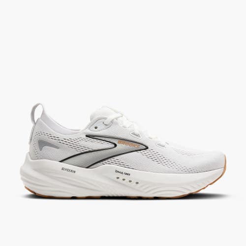 Brooks Glycerin 22 120434-1B-135 Sneakers Womens White Gray Running Shoes TF9776