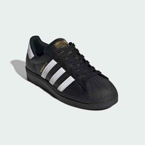 Adidas Superstar EF5398 Sneakers Kids US 6 Black Leather Lifestyle Shoes ZAP1229