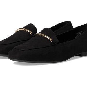 Journee Collection Wrenn Loafers Women's 10 Black Moc Toe Slip On Shoes ZAP1546