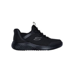 Skechers Bounder Brisk-Burst 403822L-BBK Boys US 13 Black Casual Shoes ZAP1453