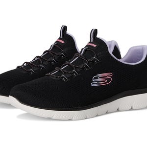 Skechers Summits Radiant Flow Sneakers Women's US 10 Black Walking Shoes ZAP1407