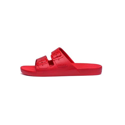 Freedom Moses Fuji Sandals Kids US 11-11.5 Red Waterproof Comfort Slides ZAP1865