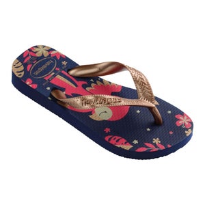 Havaianas Top Pets 4146823-1754 Flip Flops Kids 3-4 Navy Slip On Sandal ZAP1863