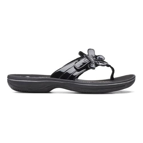 Cloudsteppers By Clarks Brinkley Flora 26160693 Sandals Women's 7 Black ZAP1351