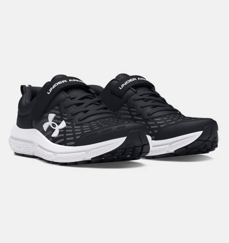 Under Armour Assert 10 AC 3026186-001 Sneaker Kids 3 Black Running Shoes ZAP1846