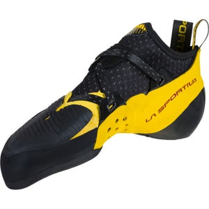 La Sportiva Solution Comp ZFCS018 Men's 8 Black Yellow Climbing Shoes ZAP1362