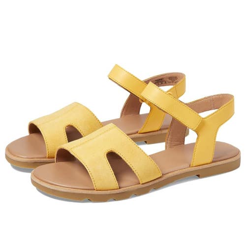 Sorel Ella III 2076821-765 Sandals Women's 8 Yellow Leather Ankle Strap ZAP1436