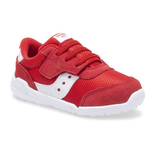 Saucony Jazz Riff SL262496 Sneakers Kids US 9.5 Red White Comfort Shoes ZAP1338