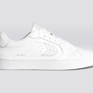 Cariuma Salvas 411301W26W Sneakers Women 8 White Leather Lifestyle Shoes ZAP1409