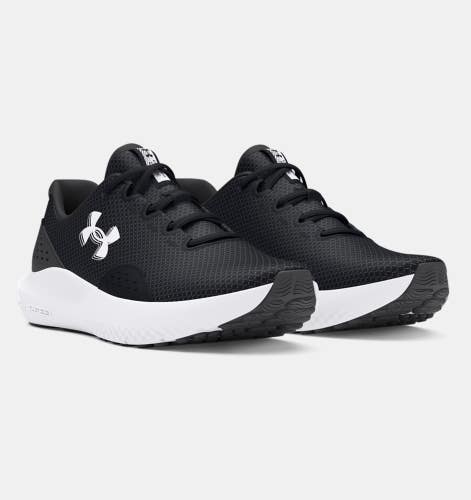 Under Armour Surge 4 3028571-001 Sneakers Women Black Wide Running Shoes DWA3862