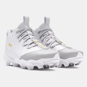 Under Armour Harper 9 RM 3027442-101 Men's US 15 White Baseball Cleats DWA3860