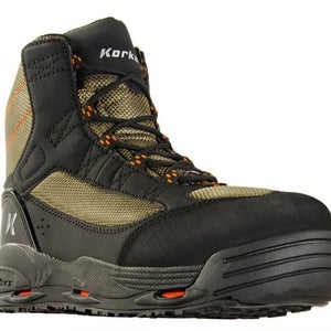 Korkers Greenback FB4810 Men's US 8 Dried Herb Black Fishing Wading Boot DWA3870