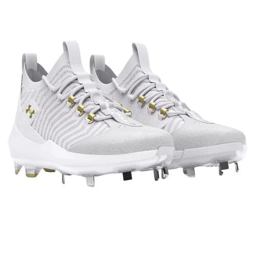 Under Armour Harper 9 Pro ST 3027445-100 Men's 15 White Baseball Cleats DWA3859