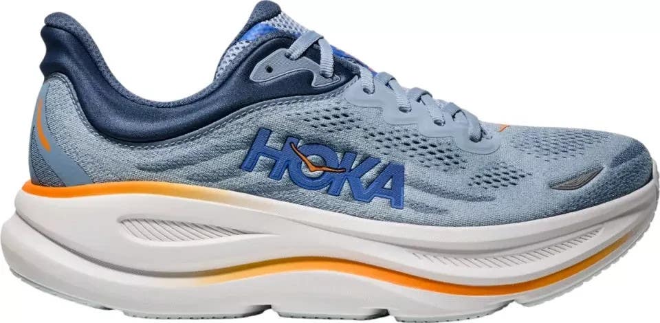 Hoka One One Bondi 9 1162011-DNP Sneaker Men's US 9 Blue Running Shoes RHS7412