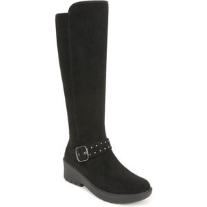 Bzees Brandy 2 I7221F1001 Boots Women's US 9 Black Faux Suede Knee-High RHS7350