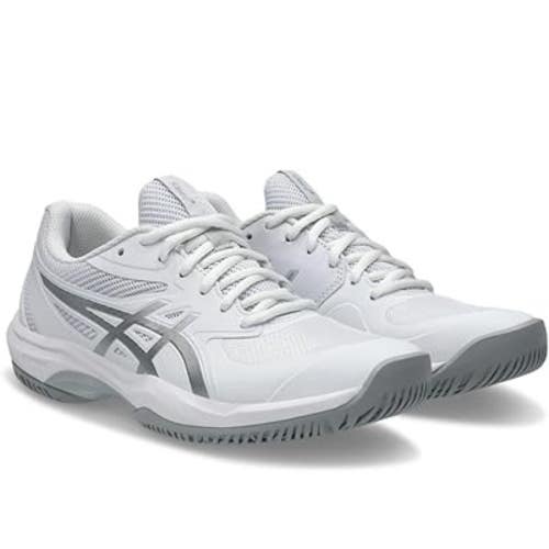Asics Game Ff 1042A281-300 Sneakers Women's 7 White Silver Tennis Shoes RHS7394