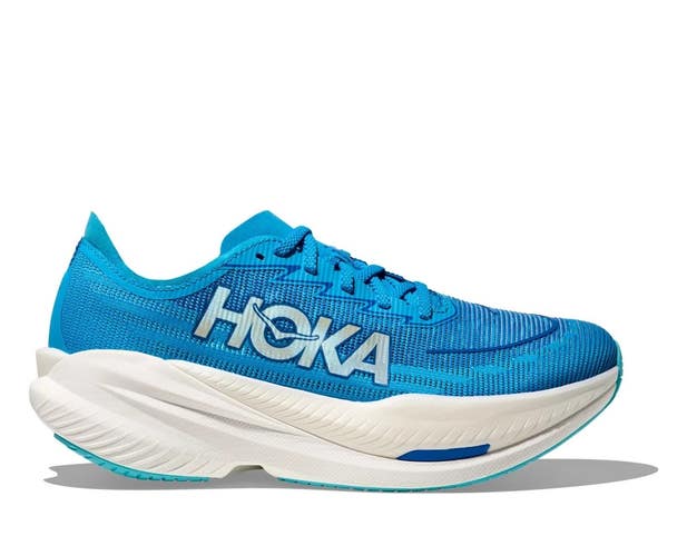 Hoka One One Mach X 2 1155119-SYWR Sneaker Men's US 9 Blue Running Shoes RHS7419