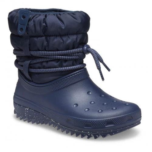 Crocs Classic Neo Puff Luxe 207312-410 Women's US 8 Navy Winter Boots RHS7280