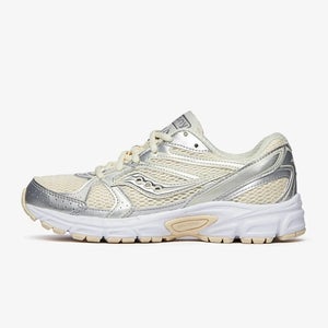 Saucony Ride Millennium S60812-2 Womens 8.5 Cream Silver Lifestyle Shoes RHS7374
