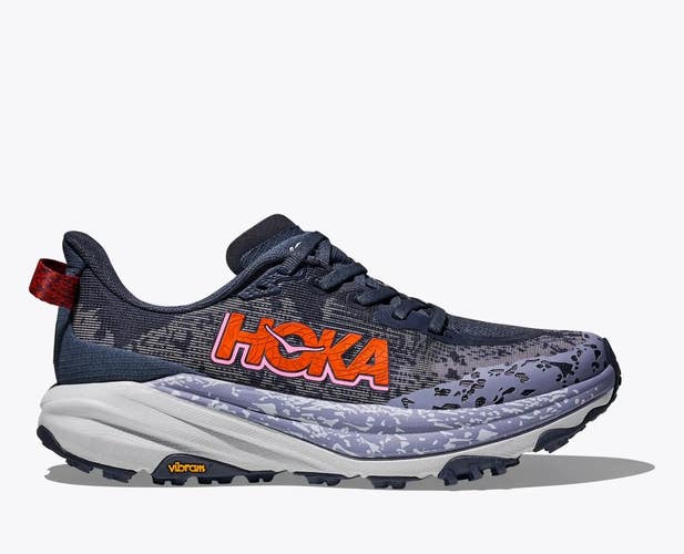 Hoka One One Speedgoat 6 1147811-NDS Womens 7.5 Blue Trail Running Shoes RHS7287