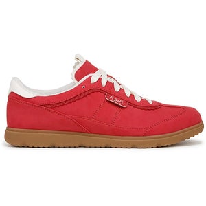 Ryka Effortless Sneaker Women's 7 Red Salsa Faux Leather Lifestyle Shoes RHS7398