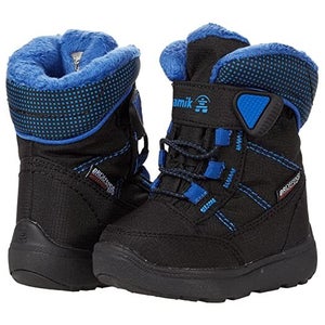 Kamik Stance 2 Snow Boots Toddler US 7 Black Fleece Lined Waterproof RHS7373