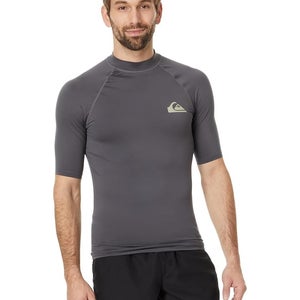 Quiksilver Everyday Rashguard Men's XS Iron Gate Short Sleeve Swimwear GBO2170