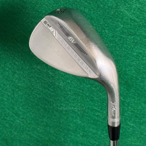 Titleist Vokey SM8 Chrome 58-12D 58 Lob Wedge Factory Stepped Steel Wedge Flex