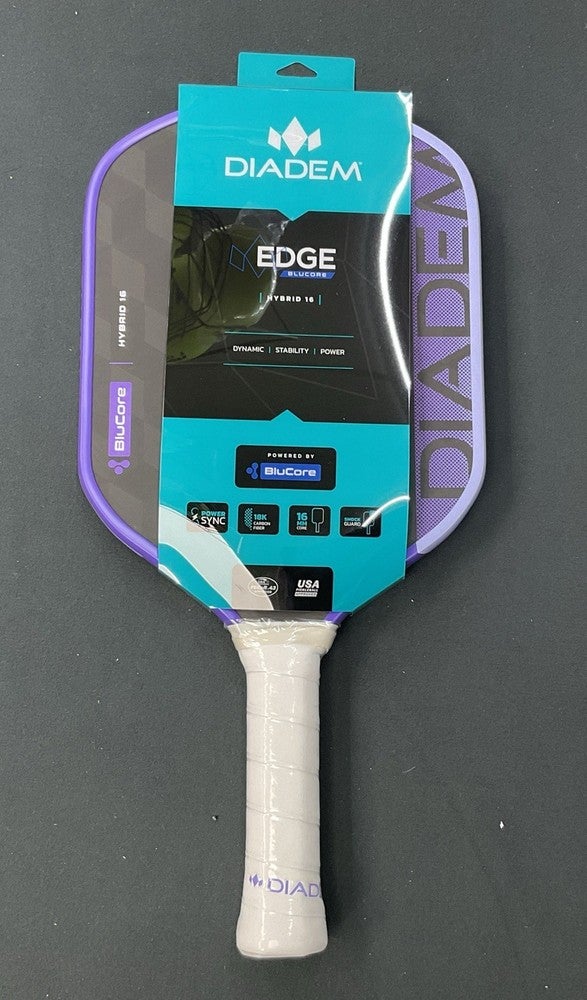 Diadem Edge 18k Blucore Hybrid 16 Ultraviolet Pickleball Paddle 