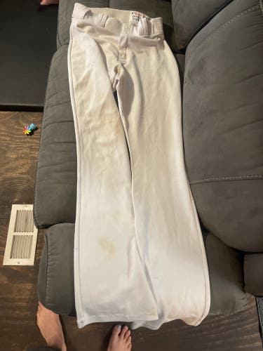 White Men's XL Adult Majestic Game Pants (Used)
