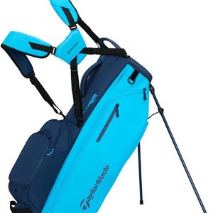 NEW 2026 TaylorMade Flextech Crossover Cyan/Navy 14 Way Stand/Carry Golf Bag