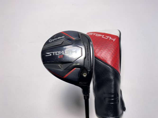 TaylorMade Stealth 2 5 Fairway Wood 18* Kai'li Red 75s Stiff Mens RH HC