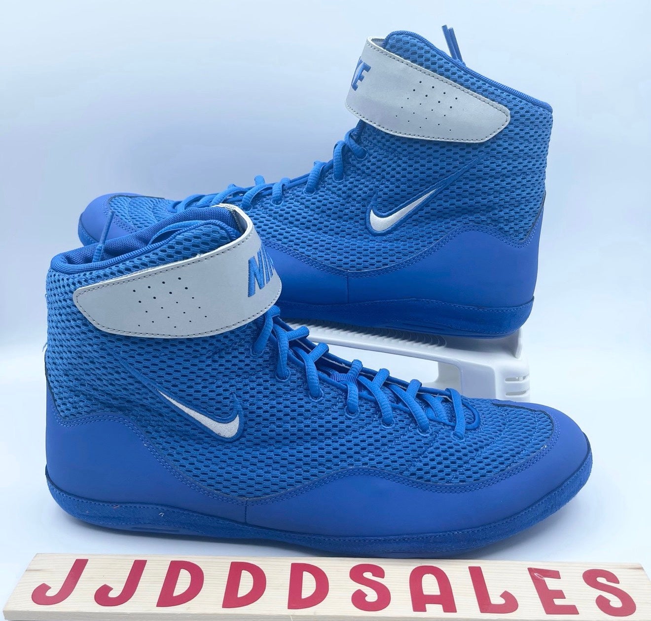 Nike Inflict 3 Wrestling Shoes Game Royal Blue Silver 325256 