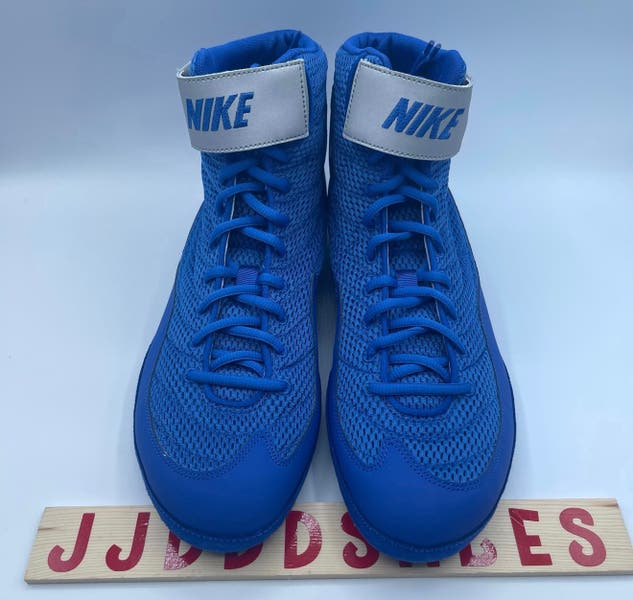 Nike Inflict 3 Wrestling Shoes Game Royal Blue Silver 325256-401 Men’s Sz 13 NEW Nike Inflict 3 Wrestling Shoes Game Royal Blue Silver 325256  main image 2
