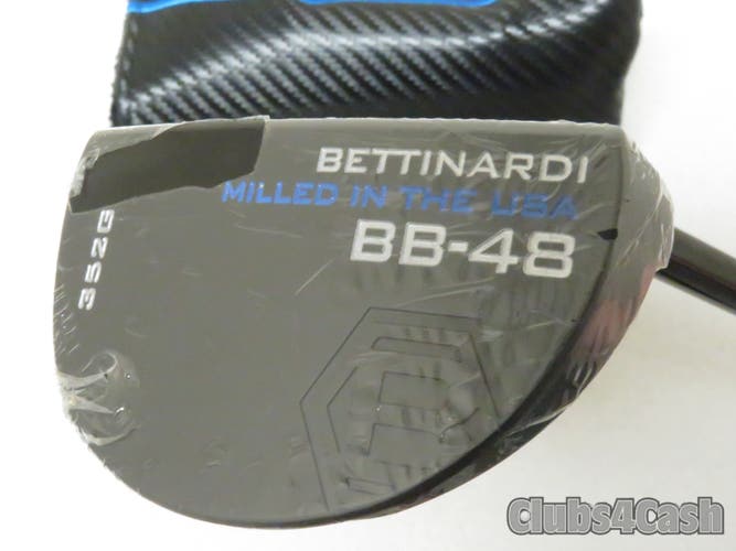 BETTINARDI BB-48 Putter 2024 Mallet Slant Black PVD Steel 35" +Cover  NEW
