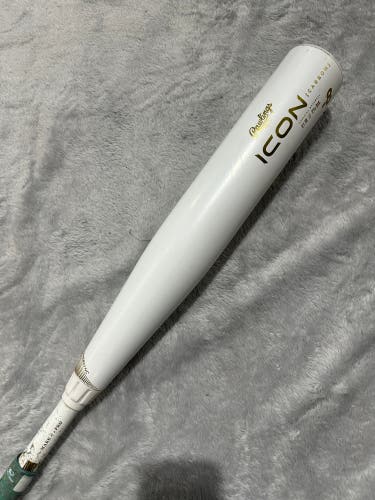 2024 Rawlings Icon Composite Bat USSSA Certified (-8) Composite 23 oz 31" (Used)