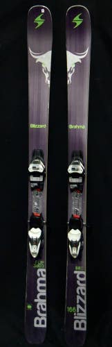 BLIZZARD BRAHMA 88 SKIS SIZE 166 CM WITH MARKER BINDINGS