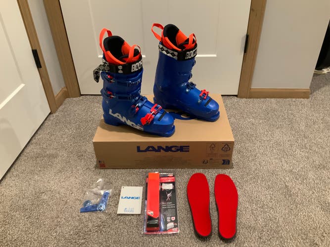 Lange RS 110 Ski Boots w/Power Strap & New Footbeds! 27.5