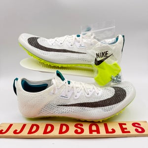 Nike Zoom Superfly Elite 2 Track Spikes White Spruce FZ9662-100 Men’s Sz 8.5 NEW

New without box