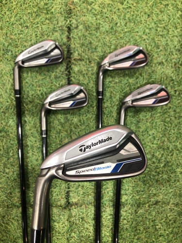 Men's TaylorMade Speedblade Iron Set Left Hand - TaylorMade Matrix 65 Shaft (Used)