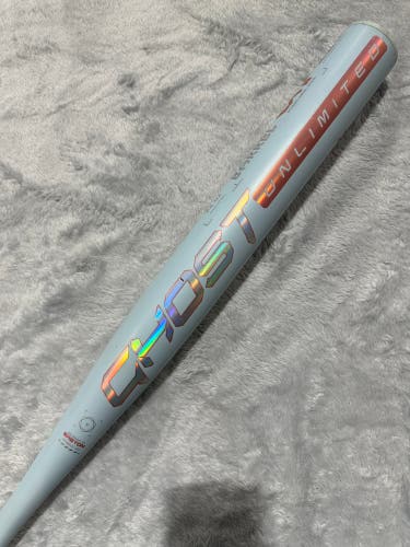 Blue 2025 Easton Ghost Unlimited Composite Bat (-11) Composite 22 oz 33" (Used)
