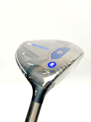 Callaway NEW Ai Smoke Max 7 Wood 21 Cypher Black 50g Regular Flex Fairway