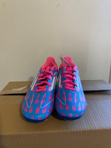 Blue Adidas F50 FG Unisex Size M 5.0 (W 6.0) Adidas Cleats (New)