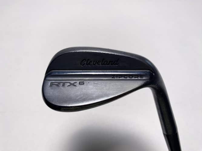 Cleveland RTX 6 ZipCore Black Satin Wedge 52* 10 Bounce MID Spinner Steel RH