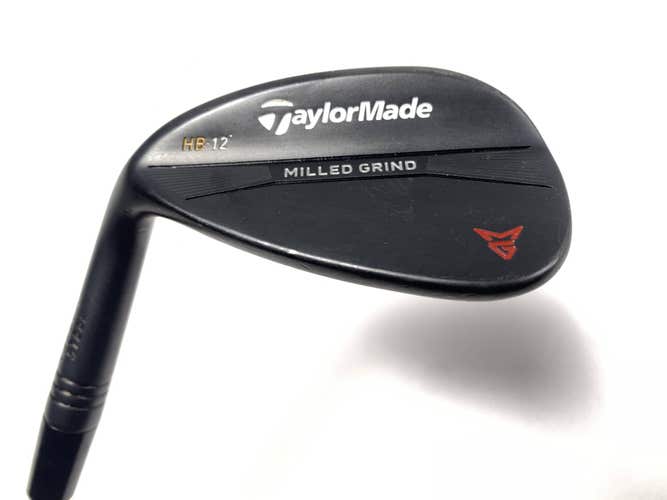 TaylorMade Milled Grind Black Gap Wedge GW 52* 12 DG Wedge LH