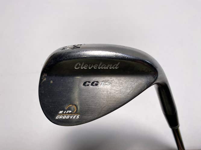 Cleveland CG15 Black Pearl Wedge 54* 14 Bounce Wedge Steel Mens RH Midsize Grip