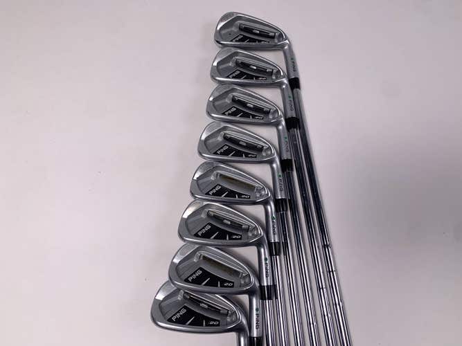 Ping i20 Iron Set 3-PW Green Dot CFS Stiff Steel Mens RH 2* Up
